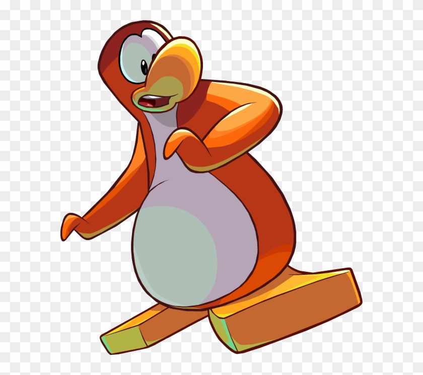 Club Penguin Penguin Cutouts Club Penguin Cutouts Pages - Club Penguin Pinguouin Orange #283004