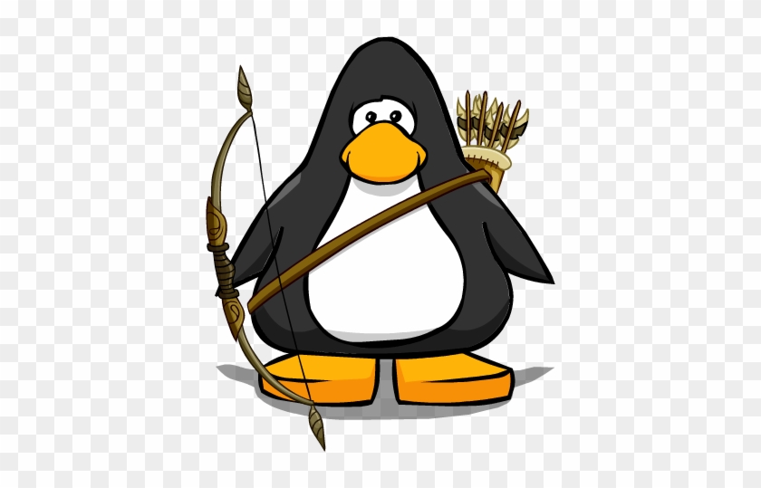 Bow And Arrows From A Player Card - Club Penguin Vuvuzela #283015