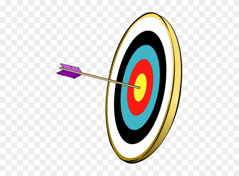 An Arrow Hitting The Bullseye Of A Target - Goal #283036