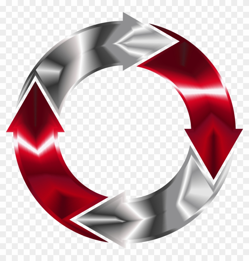 Big Image - Red Circular Arrows #283042