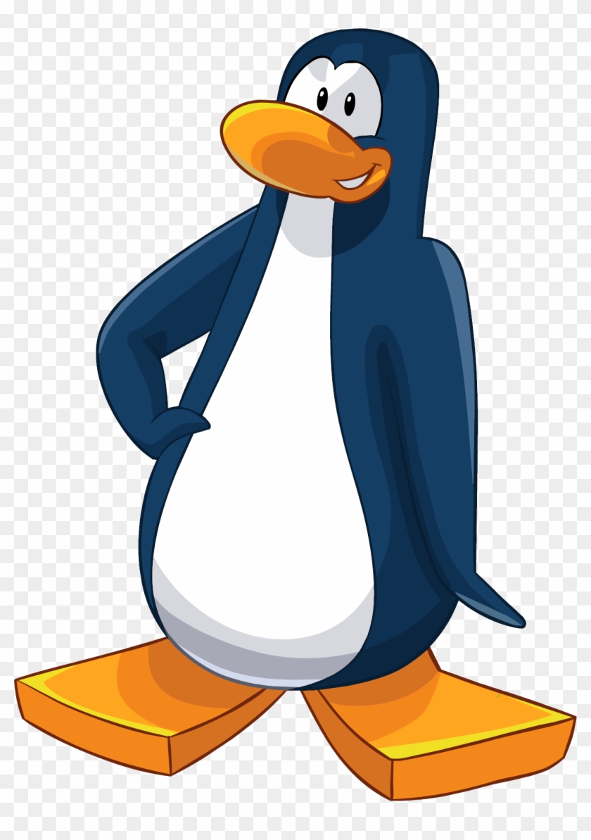 Dark Blue Penguin Nc4png - Club Penguin Blue Penguin #283083