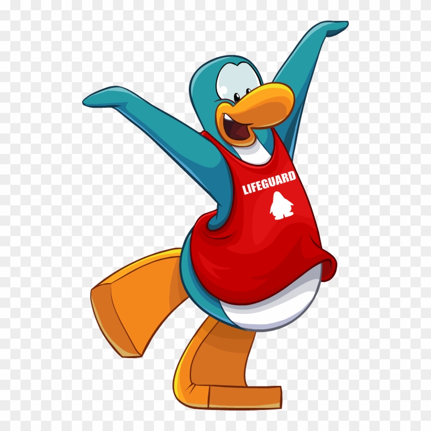 With Clothing - Club Penguin Aqua Penguin #283100