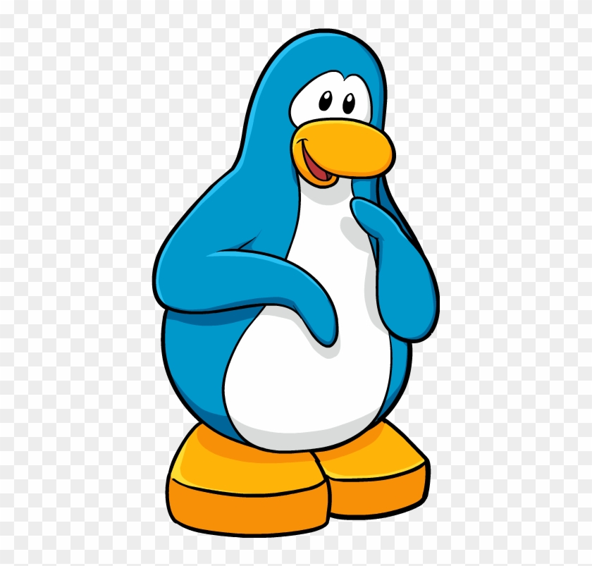 Beard Clipart Club Penguin - Club Penguin Blue Penguin - Png Download,  transparent png image