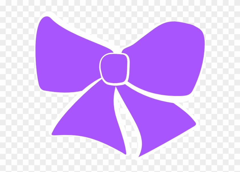 Cheer Bow Clipart Purple #283175