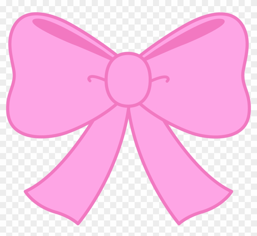 Bow Tie Silhouette Clip Art Clipart Outline - Pink Ribbon Png #283181