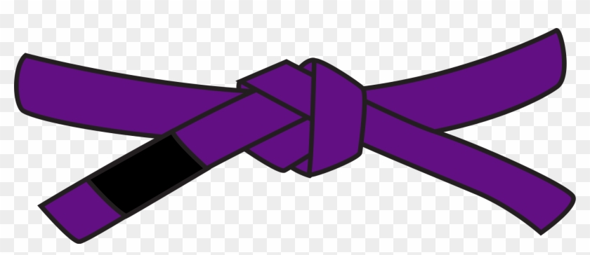 Purple Ribbon Clipart - Green Belt Jiu Jitsu #283182