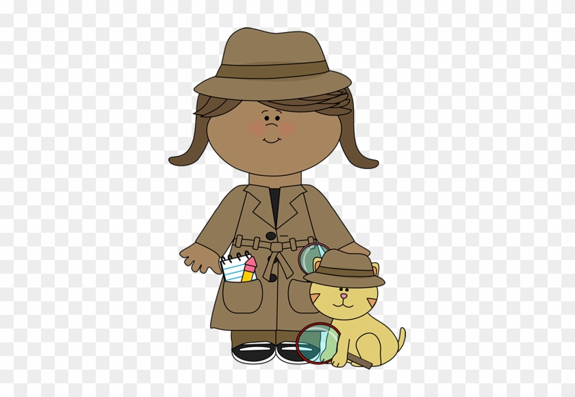 Little Girl Running Clipart For Kids - Detective Sam Clipart #283272