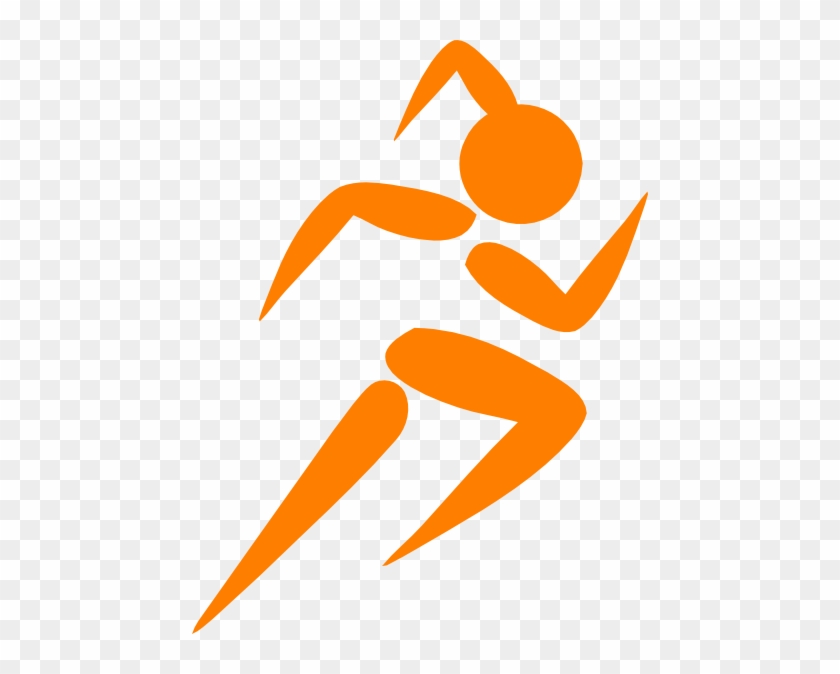 This Free Clip Arts Design Of Girl Running - Cross Country Runner Clip Art #283280