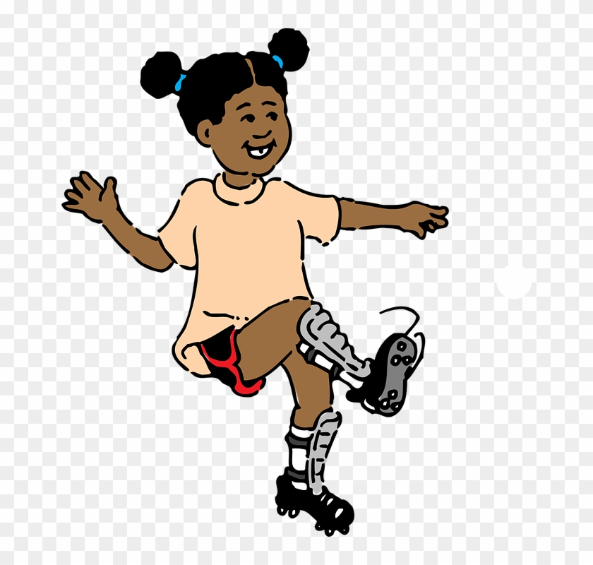 Running Girl Cliparts 21, Buy Clip Art - Girl Athlete Clipart #283284