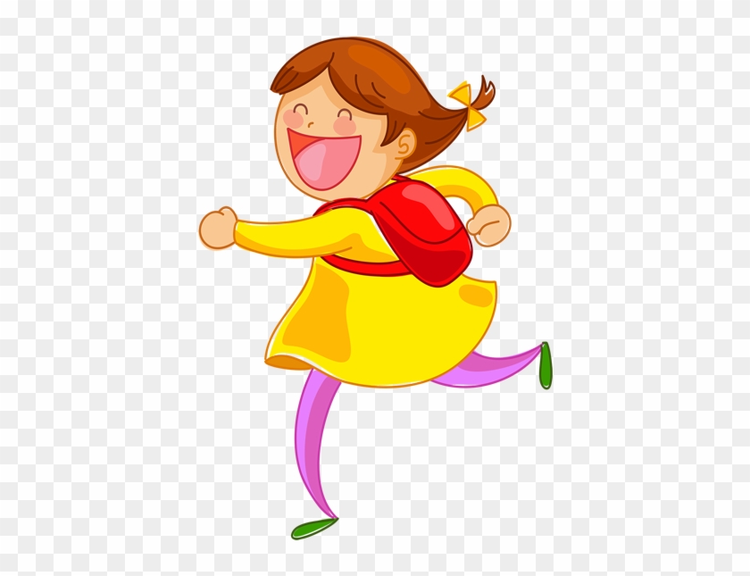 Running Child School Clip Art - Running Child School Clip Art #283292