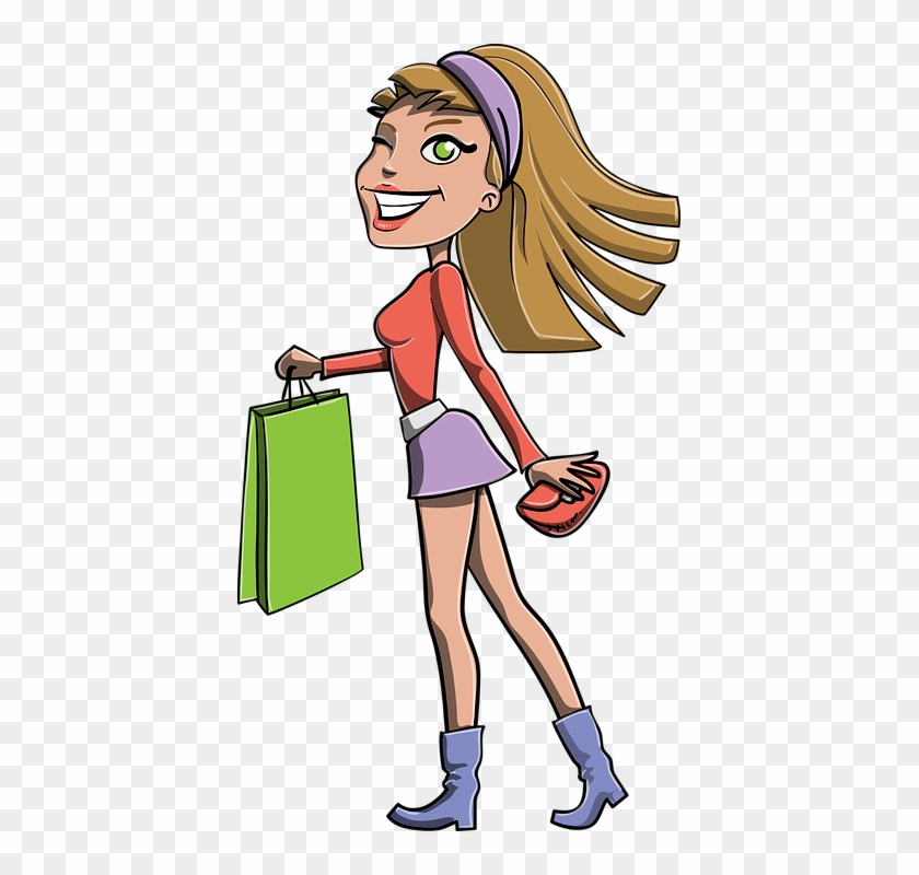 Running Girl Cliparts 15, Buy Clip Art - Girl With Bag Clipart #283297