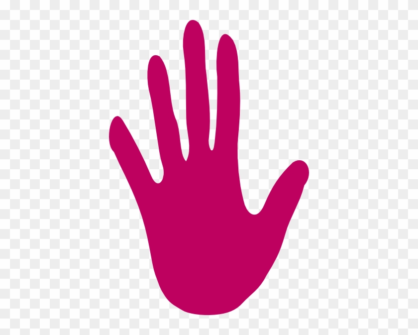 Colorful Hands Clipart Pink #283337