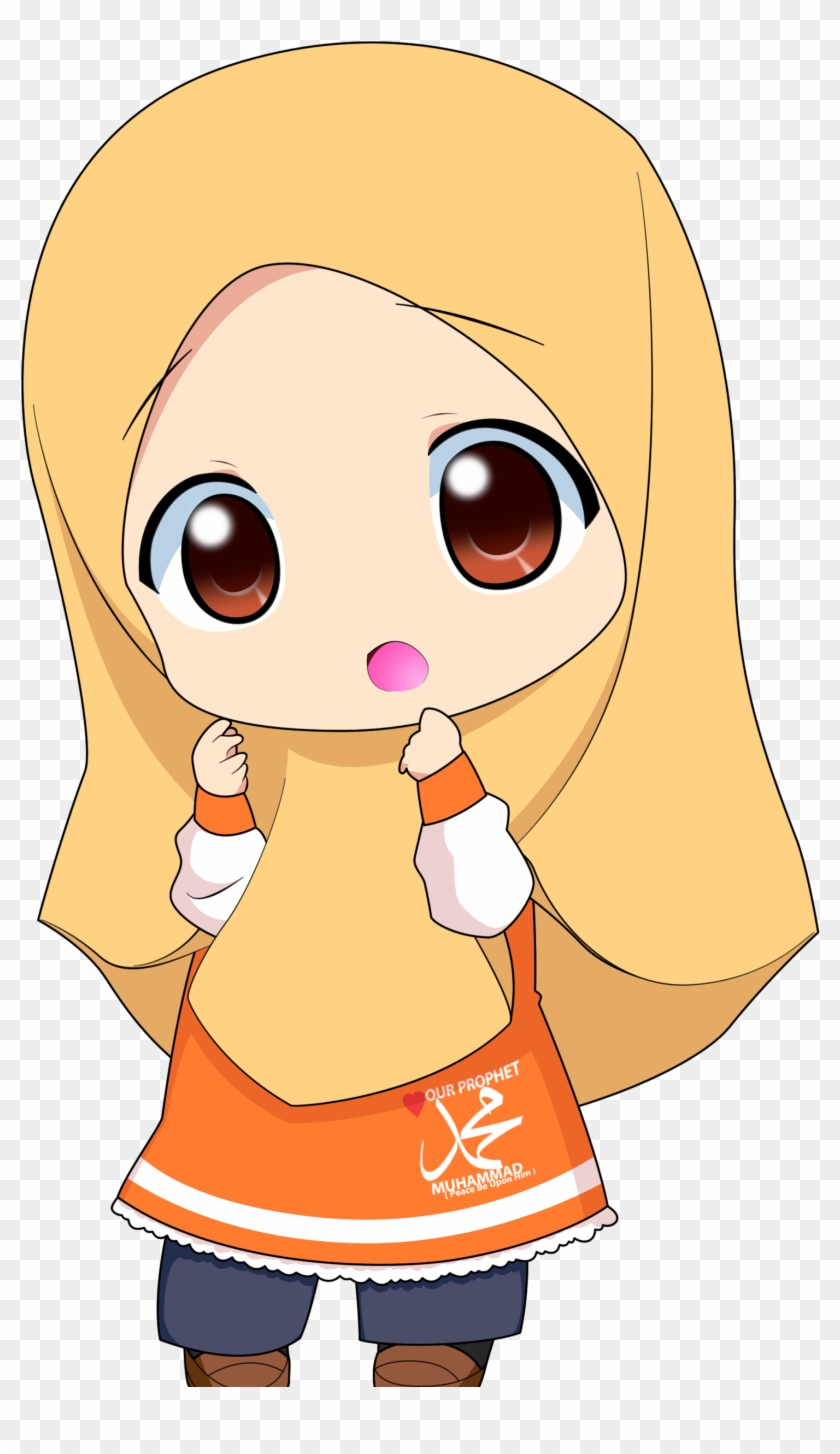Best Images About Anime Muslim On Pinterest Muslim - Anime Muslimah Chibi -  Free Transparent PNG Clipart Images Download