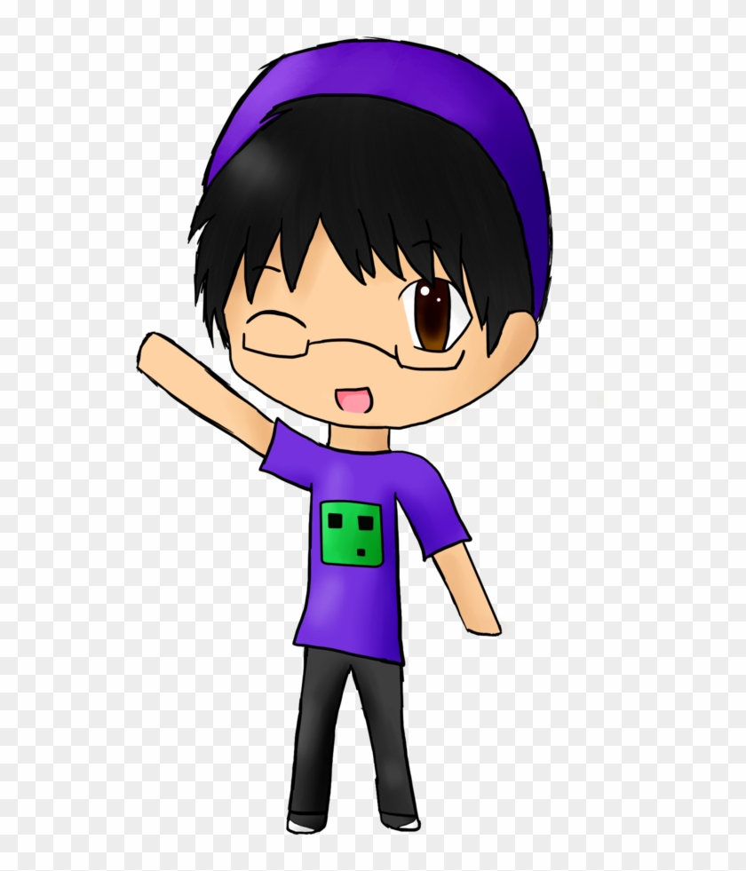 Chibi Slyfoxhound Colored By Anime Gamer Girl - Anime Girl Gamer Png #283381
