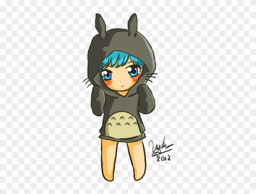 Totoro Hoodie By Koffeelam - Cartoon #283387