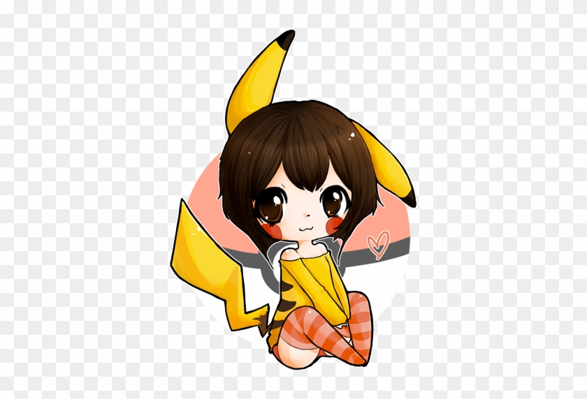 Pikachu By Linkitty - Transparent Anime Girl Pikachu #283412