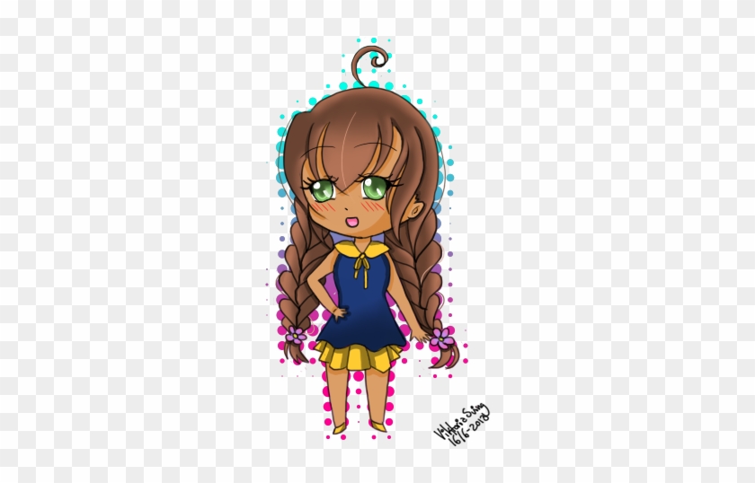 Cute Chibi With Braids ^o^ By Jeinaz - Chibi Girl With Braids #283415