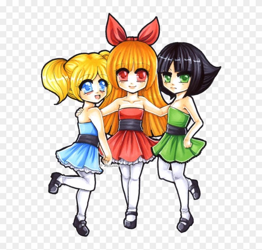 The Powerpuff Girls By Chikukko - Cartoon #283426