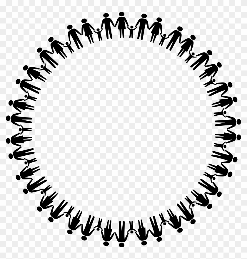 Big Image - Family Holding Hands Circle #283471