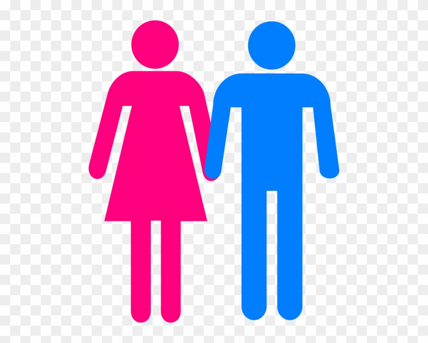 Boy And Girl Symbol Holding Hands #283483