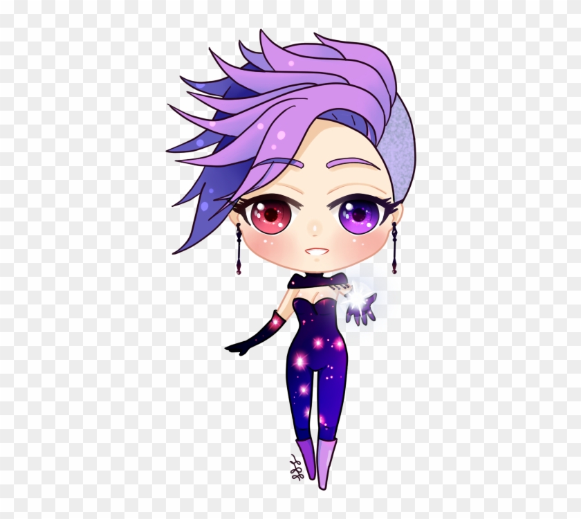 Galaxy Girl Chibi By Kidlike101 - Cartoon #283484