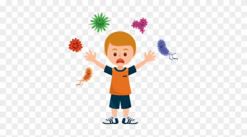 Related Clip Art - Bacteria On Hands Clipart #283489