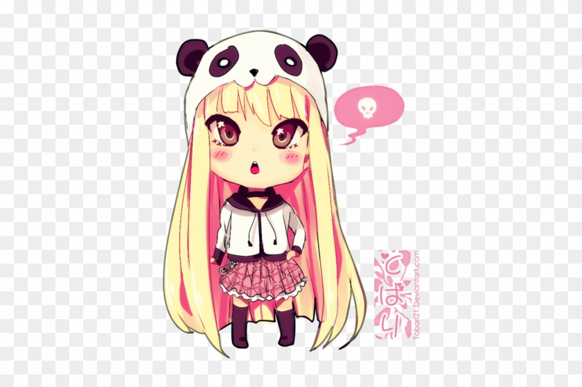Sweet Chibi Panda Girl By Aoitorix - Anime Chibi Girl Panda #283519