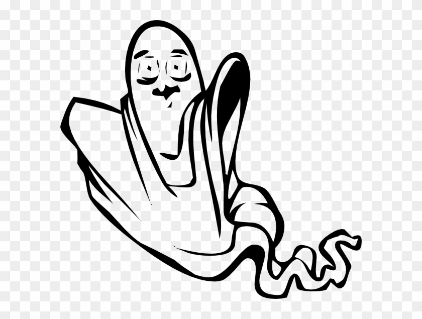 Ghost - Outline - Clip - Art - Ghost Clip Art #283528