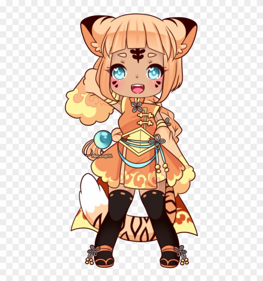 Tiger Chibi - Cartoon #283549