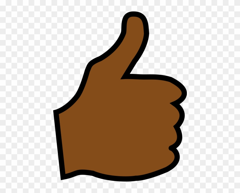 Thumbs Up Clipart Brown #283558