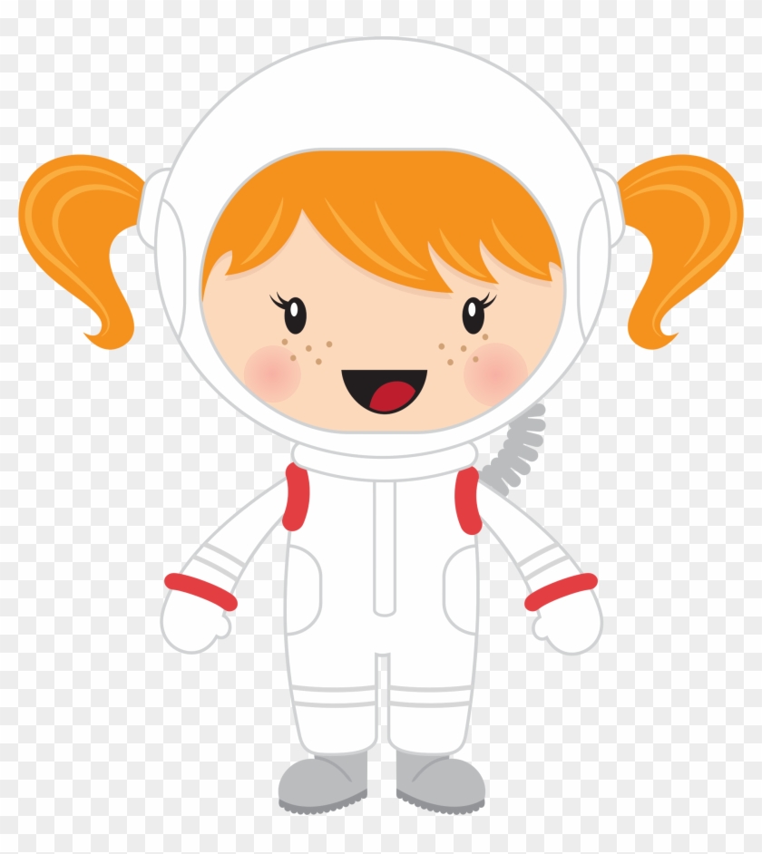 Big Image - Girl Astronaut Clip Art #283577