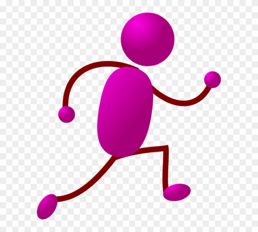 Stick Man Running Cliparts - Stick Man Running #283620