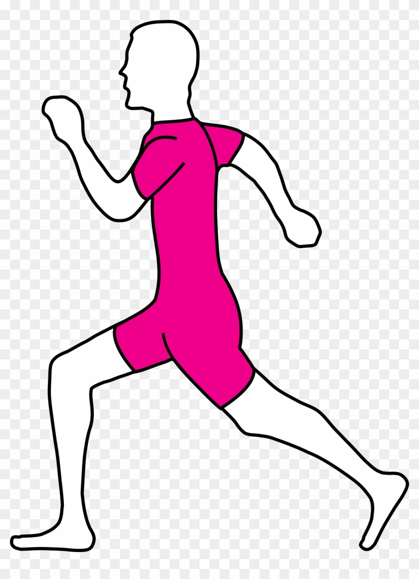 Running Man Clip Art - Draw A Running Man #283659