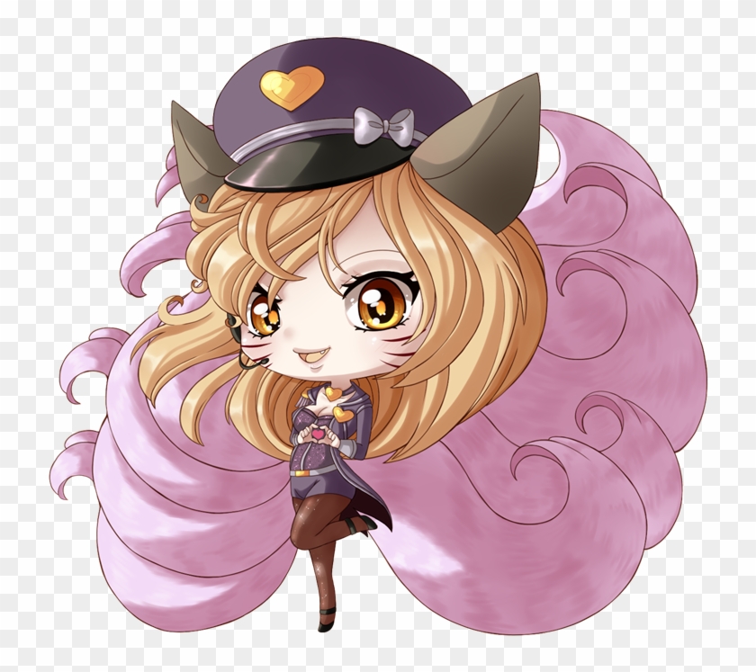 Ahri Popstar By Suesanne On Deviantart - Ahri Popstar Chibi Png #283735