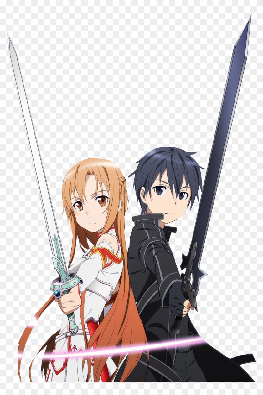 Sword Art Online Clipart - Kirito And Asuna Png #283799
