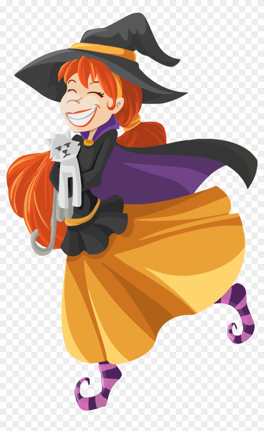 Limbo Cliparts 7, Buy Clip Art - Cartoon Witch Clipart #283806