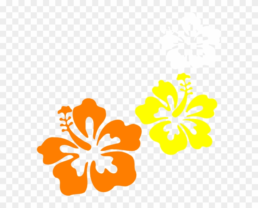 Orange Hibiscus Cliparts - Yellow Hibiscus Clipart #283822