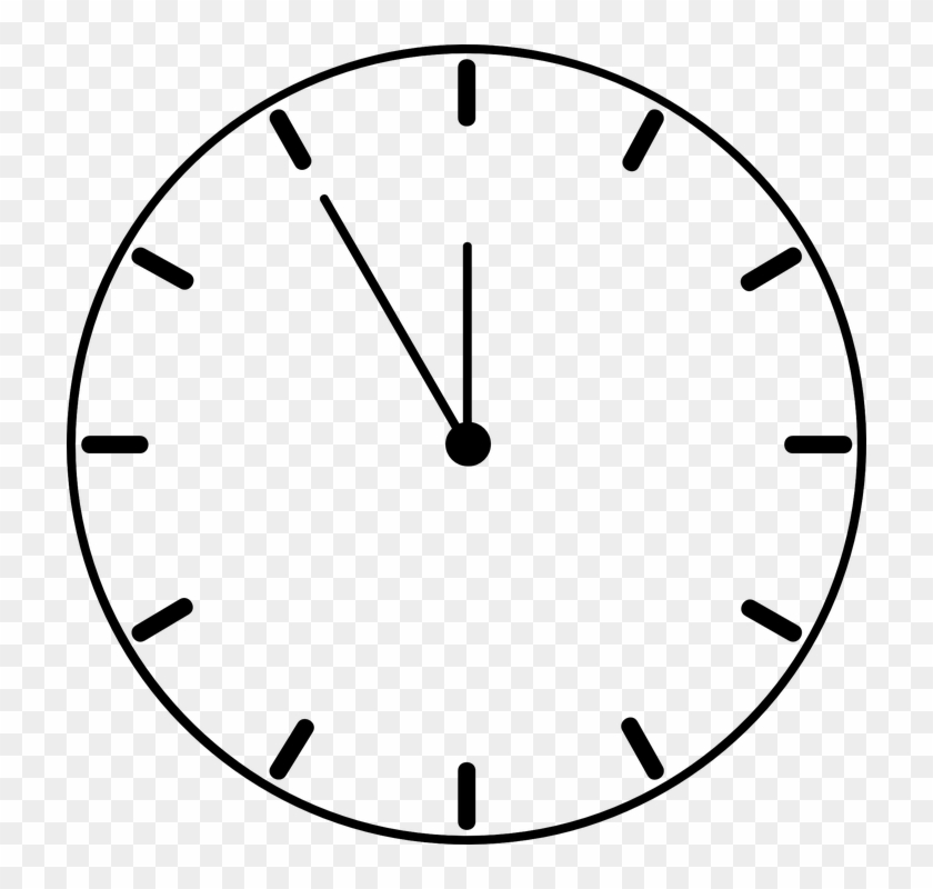 Clock Clipart Black And White Png - Fast Animated Clock Gif #283876