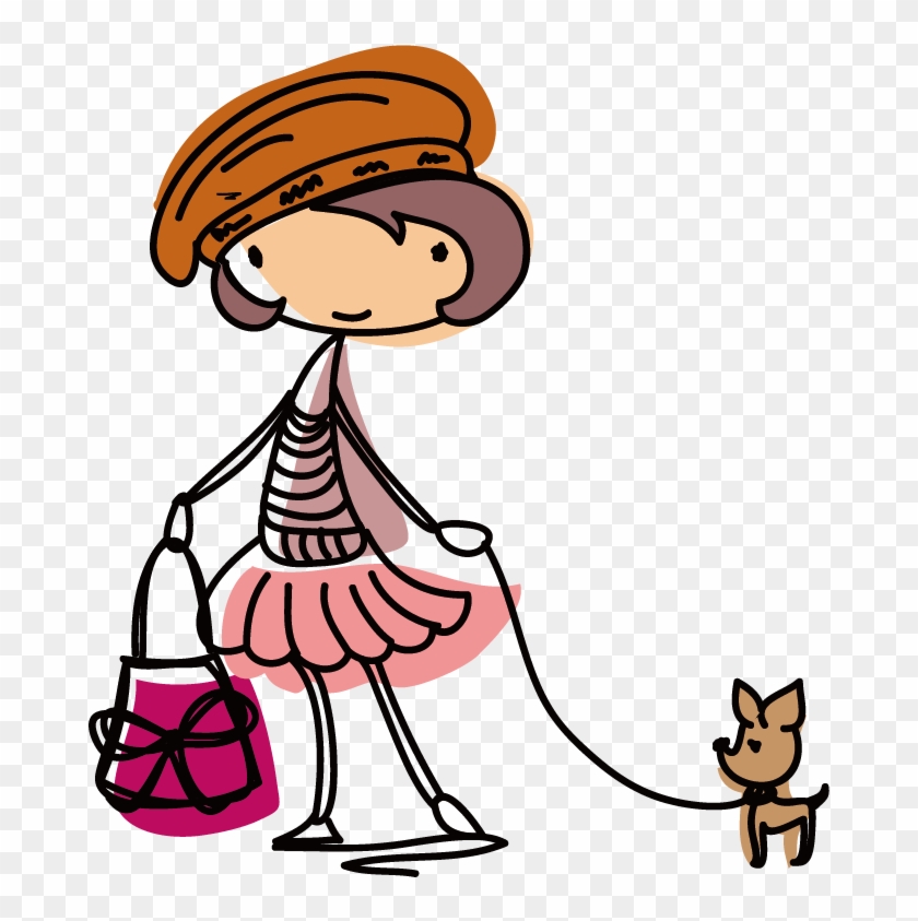 Cartoon Girl Illustration - Cartoon Girl Illustration #283891