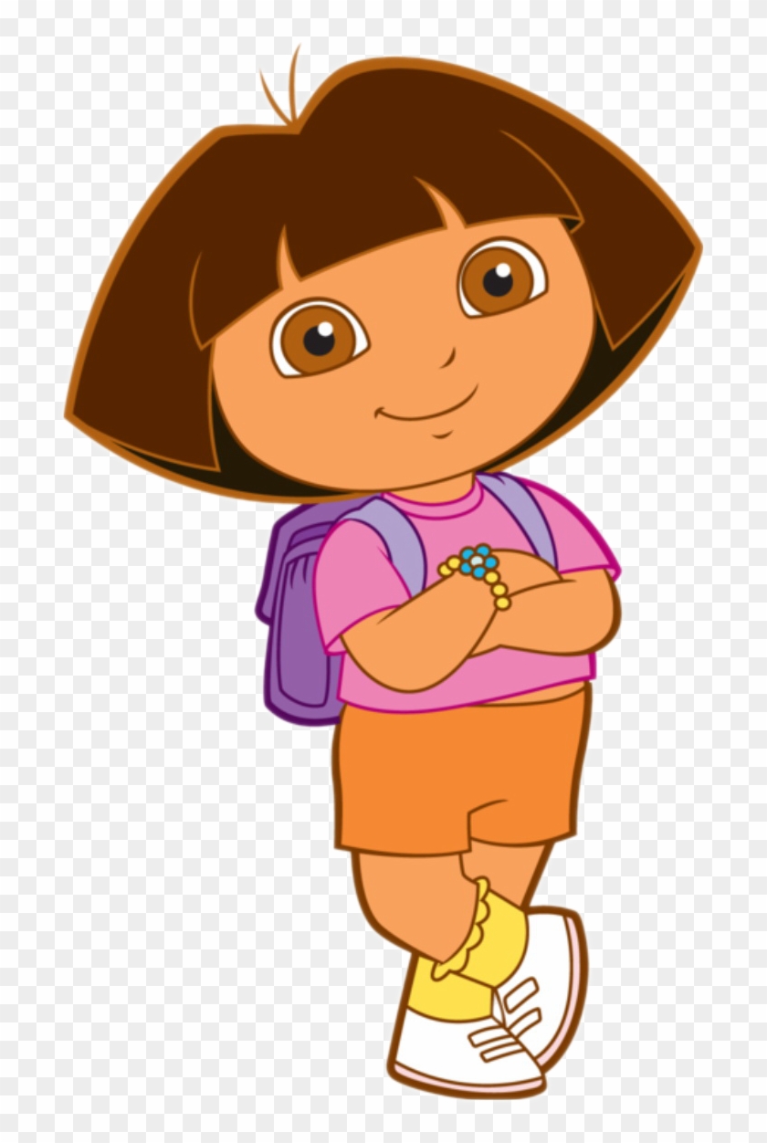 Simple New Cartoon Characters More Png Pictures - Dora The Explorer - Free  Transparent PNG Clipart Images Download