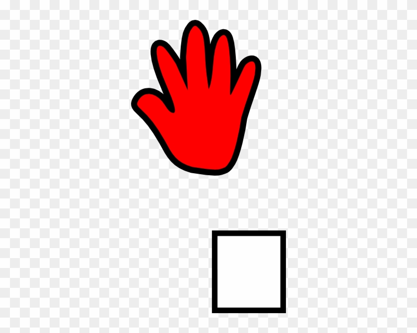 Light Hand Print Clip Art - Light Hand Print Clip Art #283925