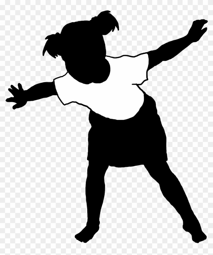 Beautiful Silhouettes Of Children - Silhouette Children Dancing #283986