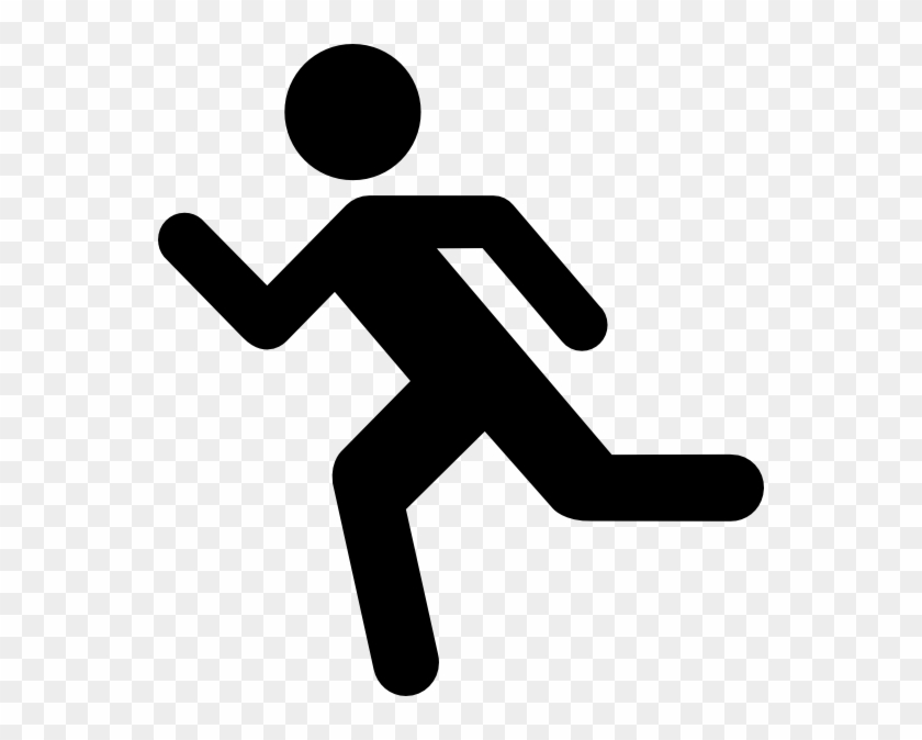 Running Icon On Transparent Background Clip Art At - Running Clipart No Background #283993