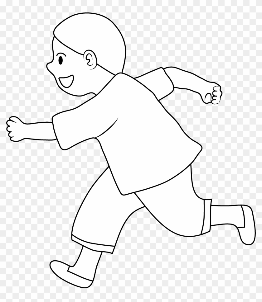 Running - Run Png Black And White #284003