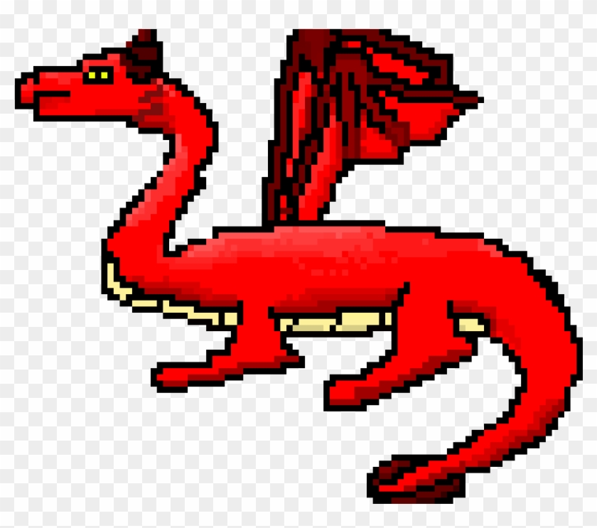 Red Dragon Pixel Art - Pixel Art #284205