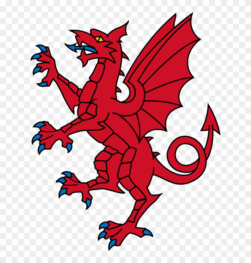 Dragon Clipart Red Dragon - Somerset Flag Dragon #284215