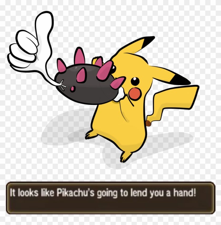 Alolan Anthony 10 0 A Helping Hand From Pikachu By - Pyukumuku Memes #284240