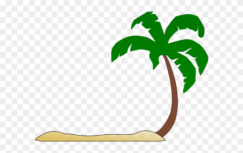 Beach - Palm Tree Beach Clip Art #284275