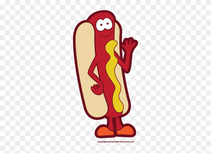 Free Hot Cartoon Cartoon Clipart Hot Dog Pencil And - Hot Dog Person Clipart #284318