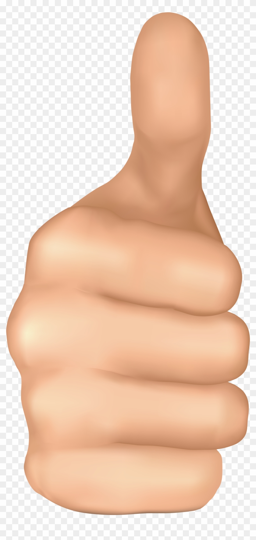 Thumbs Up Hand Png Clip Art - Mannequin #284328
